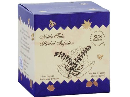 SOS Organics Nettle Tulsi Herbal Infusion For Discount