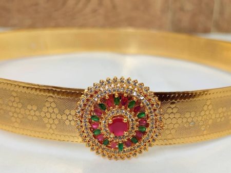 Adjustable Waist Belt  Vaddanam  Kamarband With Multicolor Pendant Fashion