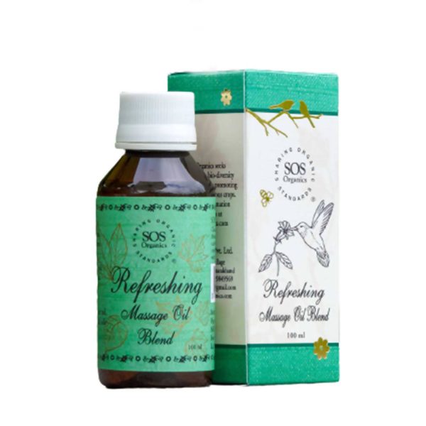 SOS Organics Refreshing Massage Oil Blend Online Sale