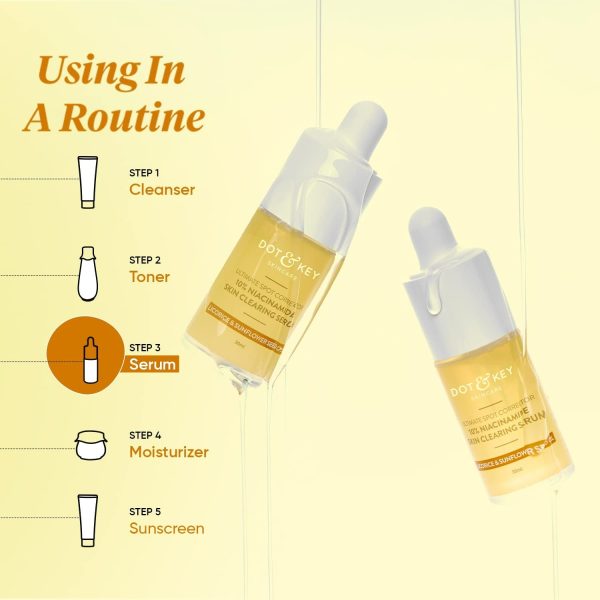 Dot & Key 10% Niacinamide Skin Clearing Face Serum With 10% Niacinamide, 1% Zinc & Sunflower Seed Oil Cheap