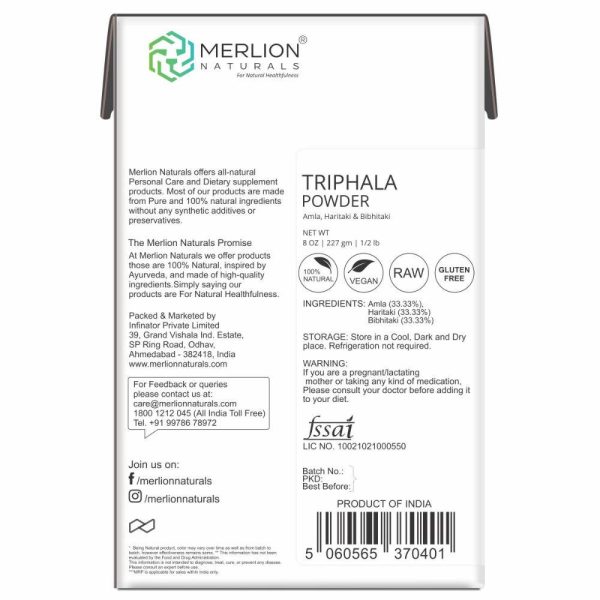 Merlion Naturals Triphala Powder on Sale