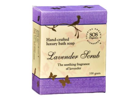 SOS Organics Lavender Scrub Luxury Bath Soap Online Hot Sale