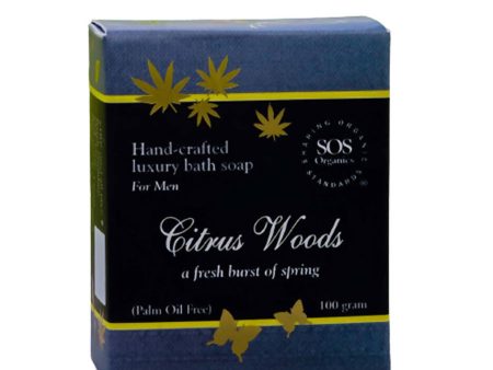 SOS Organics Hemp Soap for Men Citrus Woods Sale