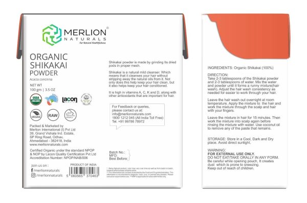 Merlion Naturals Amla Aritha and Shikakai Powder Combo on Sale