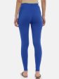 Souchii Navy Blue Solid Slim-Fit Ankle-Length Leggings Fashion