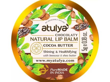 Atulya Cocoa Butter Natural Lip Balm Discount