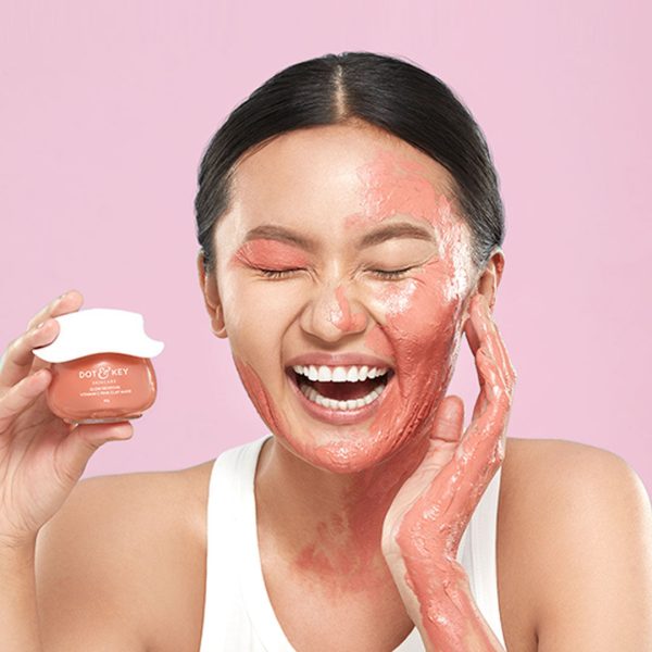 Dot & Key Glow Reviving Vitamin C Pink Clay Face Mask Supply