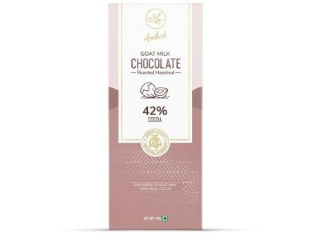 Aadvik Goat Milk Chocolate - Roasted Hazelnut Online now