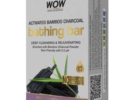 Wow Skin Science Activated Bamboo Charcoal Bathing Bar Cheap