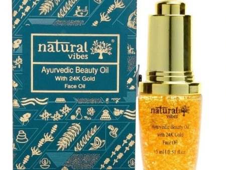 Natural Vibes Ayurvedic Gold Beauty Oil For Sale