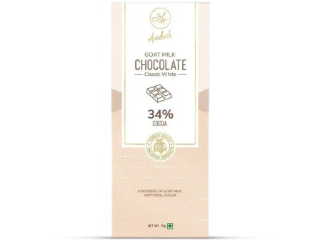 Aadvik Goat Milk Chocolate - Classic White on Sale