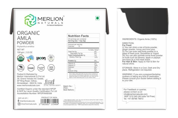 Merlion Naturals Amla Aritha and Shikakai Powder Combo on Sale