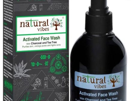 Natural Vibes Ayurvedic Activated Charcoal & Tea Tree Face Wash Supply