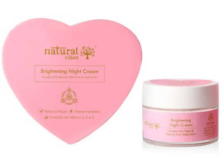 Natural Vibes Glow & Brightening Night Cream Hot on Sale